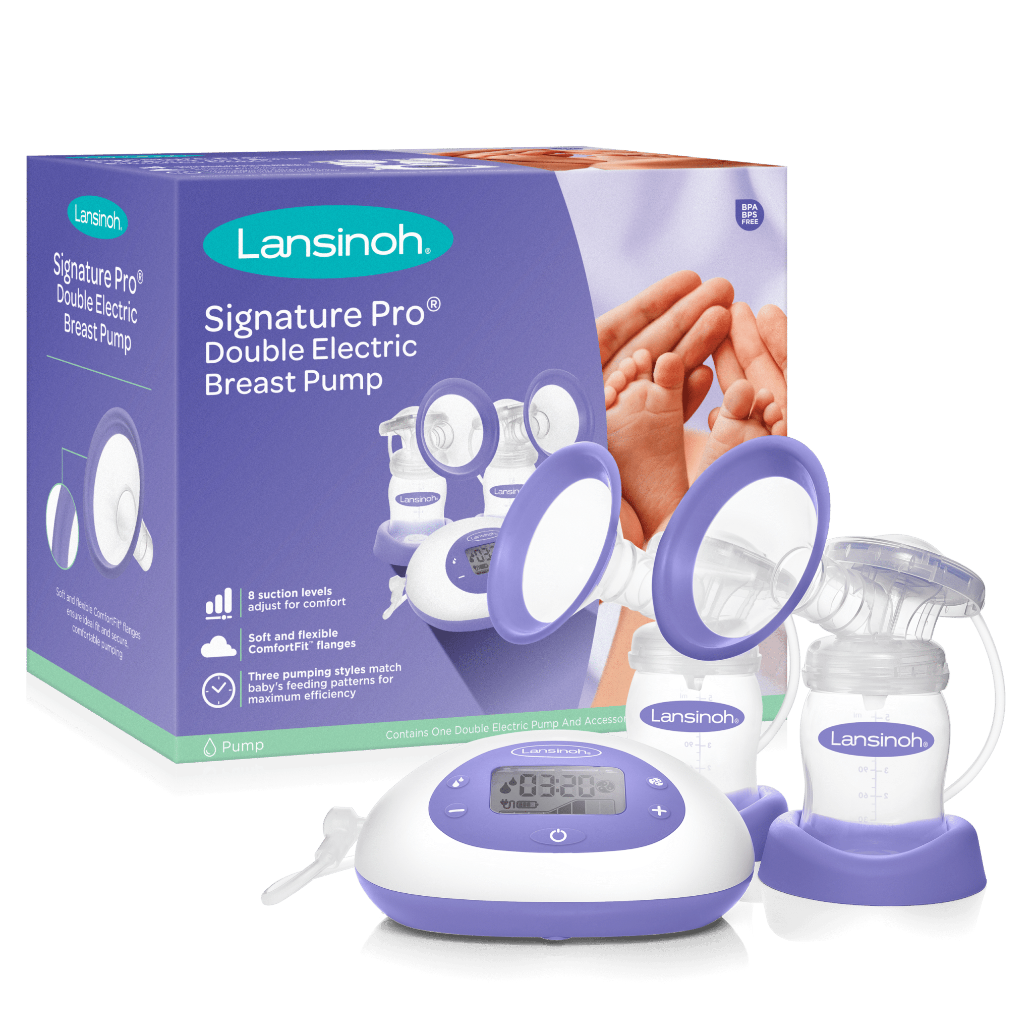 Lansinoh Signature Pro Double Electric Breast Pump With Tote Bag lansinoh-signature-pro-double-electric-breast-pump-with-tote-bag